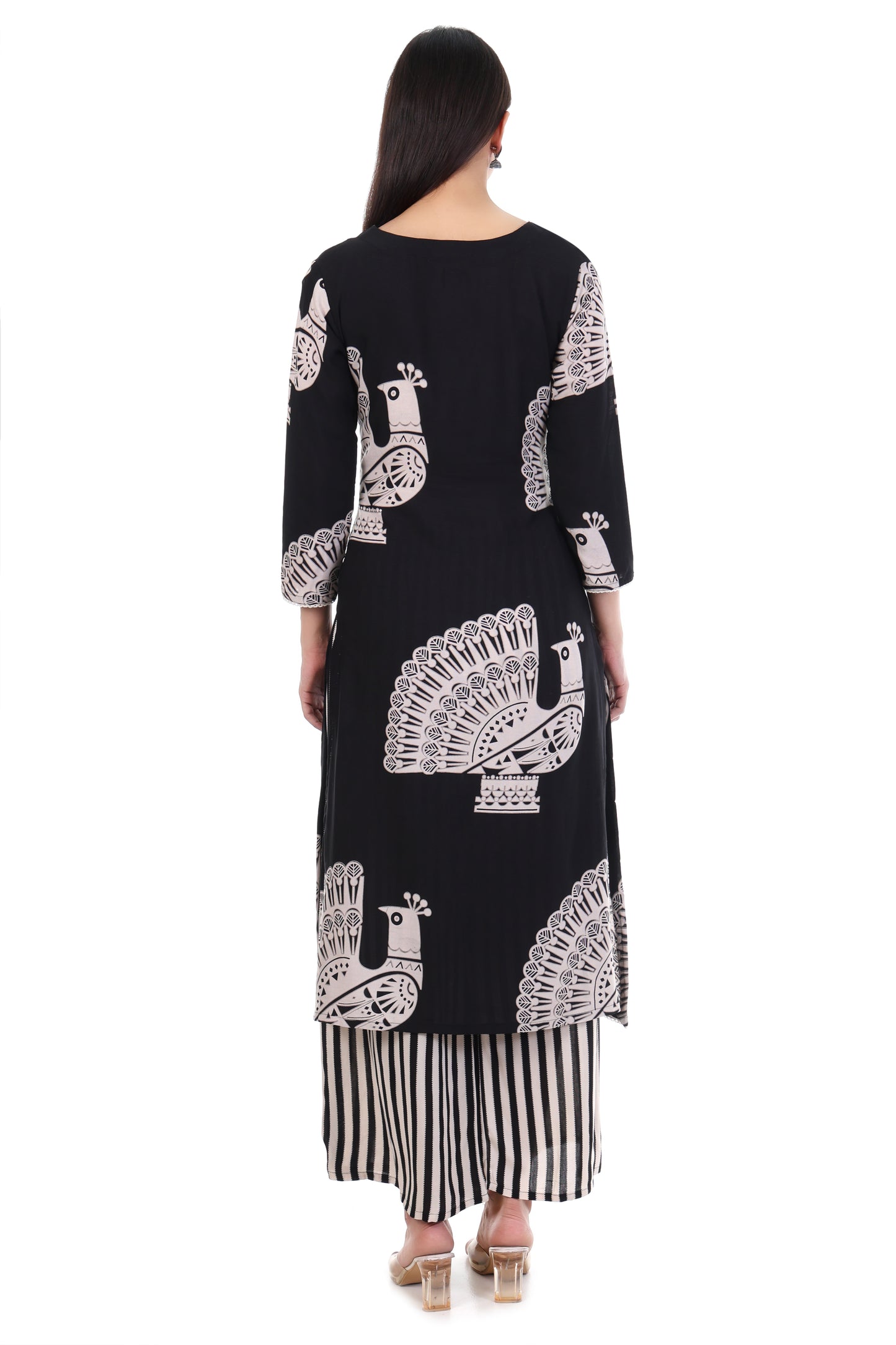 Kala Mor Elegance Kurti Set