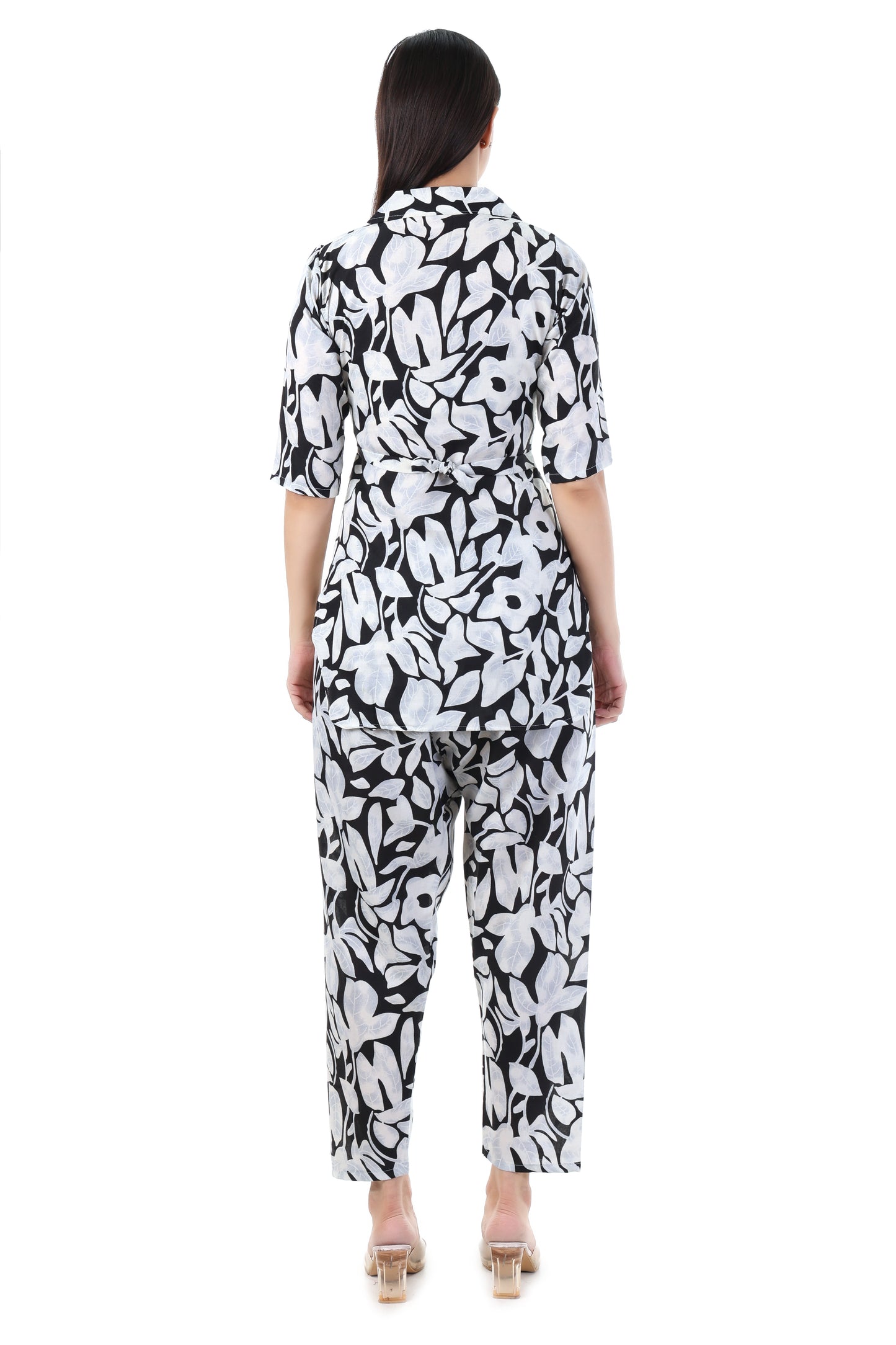 Noir Phool Cord Set
